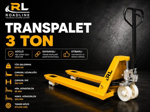 3 Tonluq Transpalet – Bakı – ucuztap.az