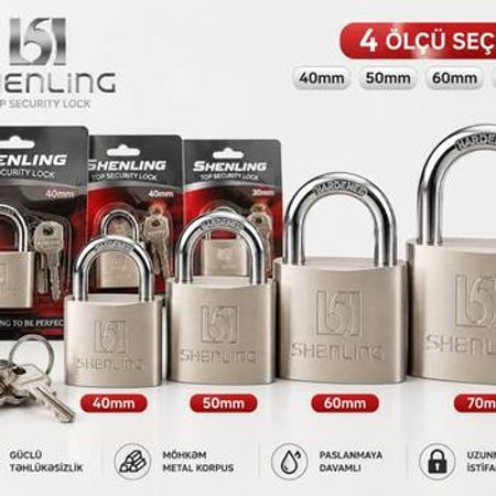 Qıfıl SHENLING 40mm/50mm/60mm/7mm – Bakı – ucuztap.az