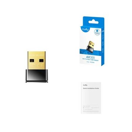 CUDY WU300 AX300 Wi-Fi6 Nano USB adapter – Şəbəkə avadanlıqları – ucuztap.az