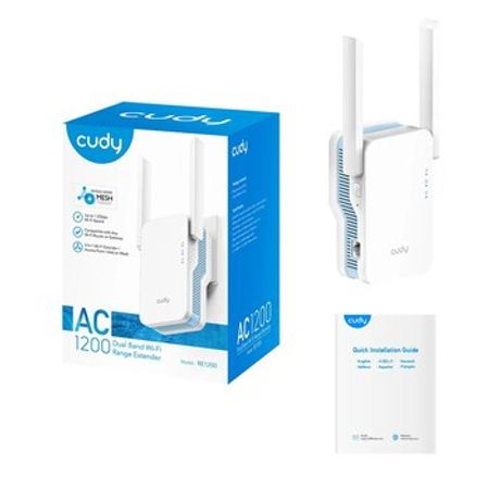 CUDY RE1200 AC1200 WI-FI MESH REPEATER – Şəbəkə avadanlıqları – ucuztap.az