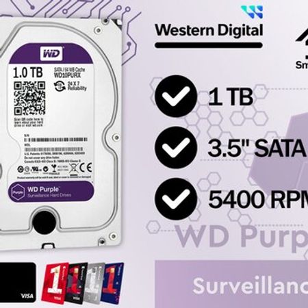 Western Digital Purple 3.5 SATA 1TB Hard Disk (refurbished) – Bakı – ucuztap.az