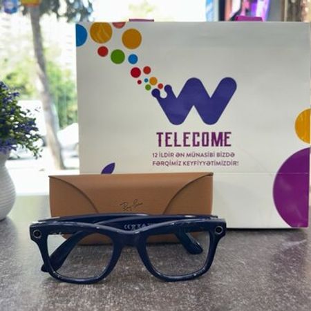 Ray-Ban Meta Wayfarer Gen 2 — Shiny Cosmic Blue / Transitions Sapphire – Bakı – ucuztap.az