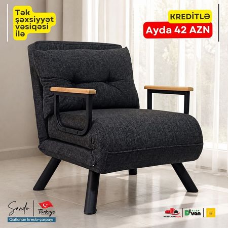 Qatlanan çarpayı-kreslo | Made in Turkey | Hissəli ödənişlə – Bakı – ucuztap.az