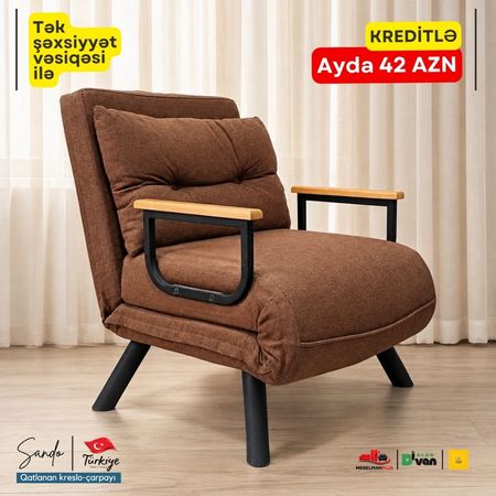 Qatlanan çarpayı-kreslo | Made in Turkey | Hissəli ödənişlə – Bakı – ucuztap.az