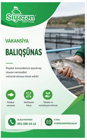 Balıqşünas – İş təklif edirəm – ucuztap.az