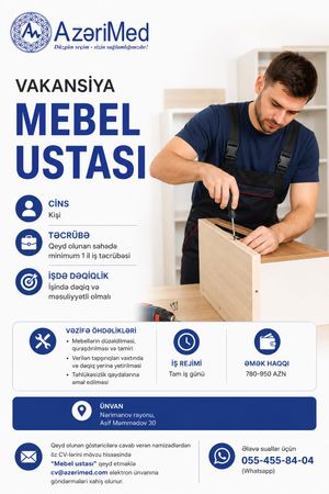 Mebel ustası – Bakı – ucuztap.az