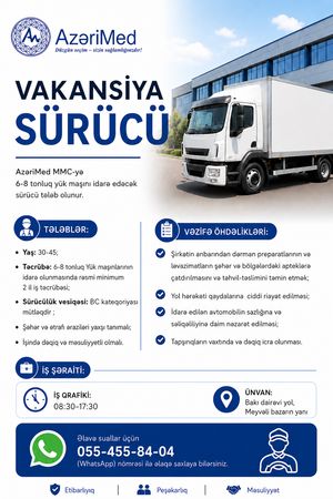 Sürücü – Bakı – ucuztap.az