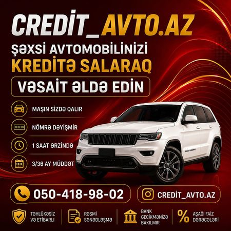 Avto girov tek vesiqə ilə – Bakı – ucuztap.az
