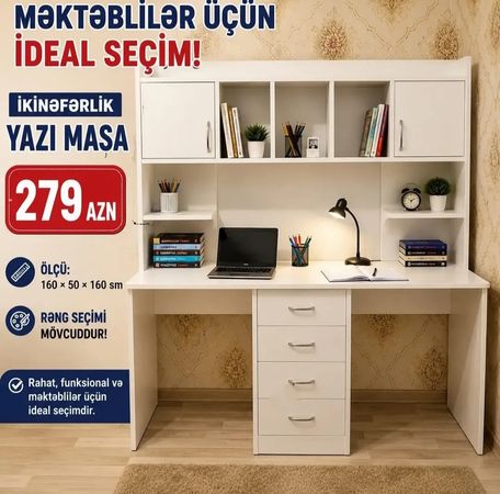 2Nəfərlik yazı masası – Bakı – ucuztap.az