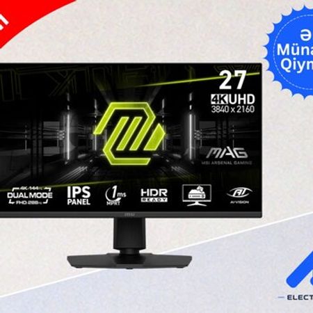Monitor MSI MAG 275UPD E14 DUAL MODE 4K/FHD 144/288Hz (Speakers) – Bakı – ucuztap.az