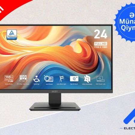 Monitor MSI PRO MP243L E14 23.8 144Hz – Bakı – ucuztap.az