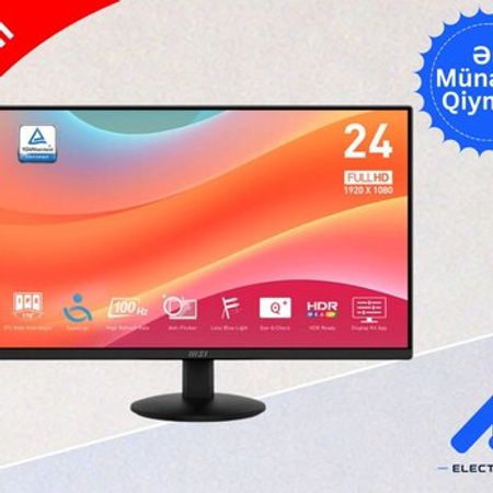 Monitor MSI Pro MP242L 100HZ FHD 23.8 – Bakı – ucuztap.az