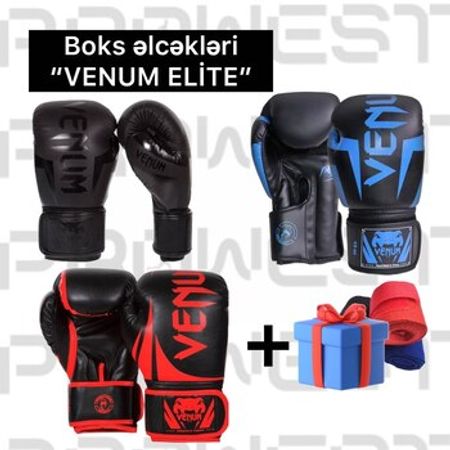 Boks əlcəkləri VENUM ELİTE – Təkbətək döyüş – ucuztap.az