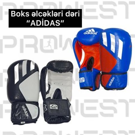 Boks üçün dəri əlcəklər Adidas – Təkbətək döyüş – ucuztap.az