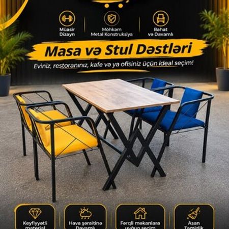 Masa və oturacaqlar – Masalar və oturacaqlar – ucuztap.az