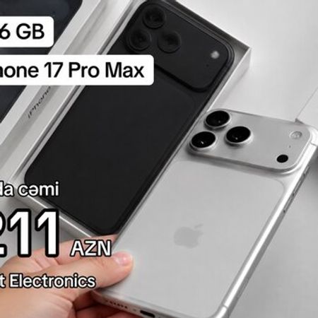 Apple iPhone 17 Pro Max Silver 256GB/12GB – Bakı – ucuztap.az