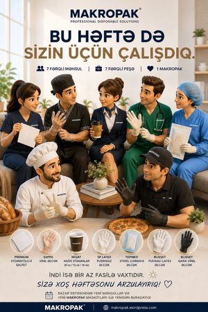 Həftəsonu posteri - Birdəfəlik məhsullar – Bakı – ucuztap.az