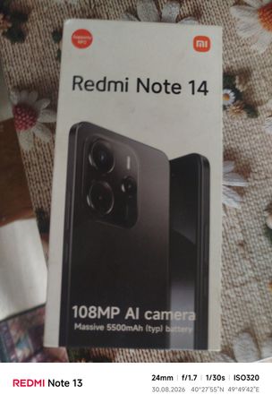 Xiaomi Redmi Note 14 Qara 256 GB/8 GB – Bakı – ucuztap.az