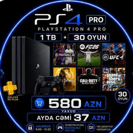 PlayStation 4 Pro 1TB – Bakı – ucuztap.az