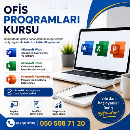 Ofis proqramları kursu – Bakı – ucuztap.az