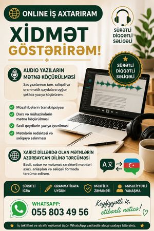 Səsi mətnə – Bakı – ucuztap.az