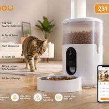 IMOU Ağıllı Yemləyici – 360° Kamera, Wi-Fi | PF1 4L
