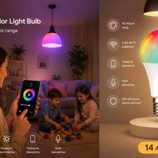 IMOU Ağıllı RGB Lampa – Wi-Fi, 16 Milyon Rəng | CL2B