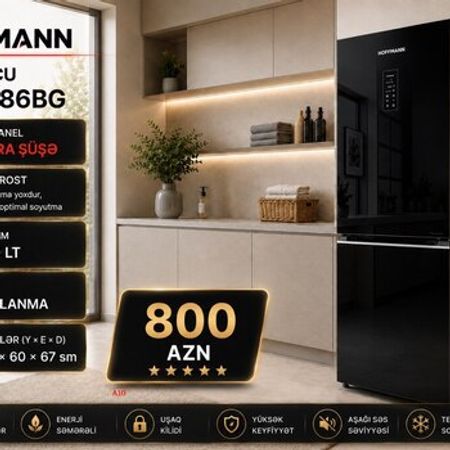 Hoffman soyuducu NFB-186Ds qara – Bakı – ucuztap.az