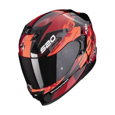 Motosiklet dəbilqəsi EXO 520 EVO AIR COVER Metal Black-Red – Bakı – ucuztap.az