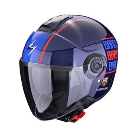 Motosiklet dəbilqəsi SCORPION EXO CITY II FC BARCELONA Blue – Bakı – ucuztap.az