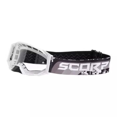 Dəbilqə vizoru Scorpion Goggle White-Black E24 – Bakı – ucuztap.az