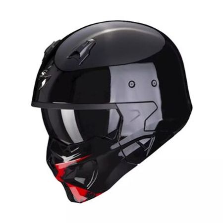 Motosiklet dəbilqəsi SCORPION COVERT X TANKER Black-Red – Bakı – ucuztap.az