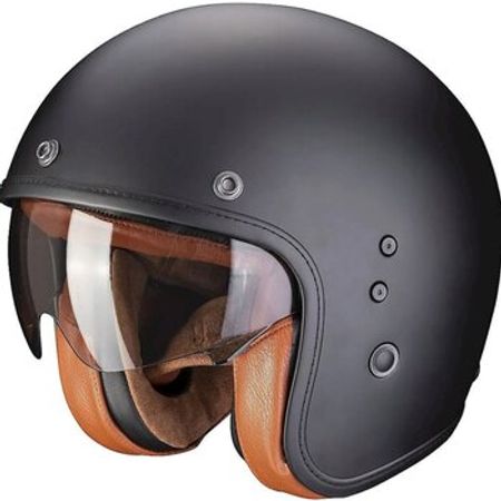 Motosiklet dəbilqəsi SCORPION BELFAST EVO LUXE Matt Black – Bakı – ucuztap.az