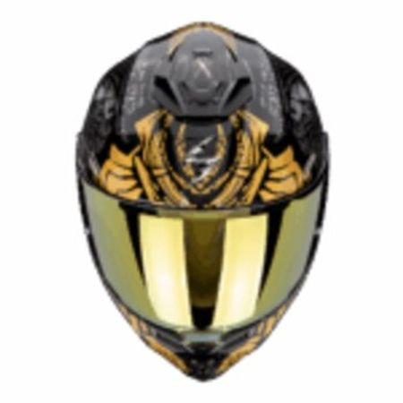 Motosiklet dəbilqəsi EXO 1500 AIR APUS Black-Grey-Gold – Bakı – ucuztap.az