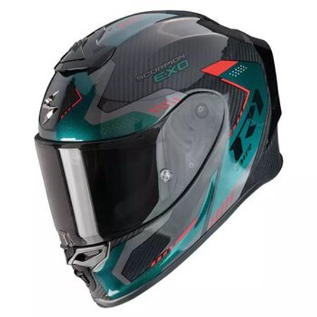 Motosiklet dəbilqəsi EXO R1 EVO Carbon Air Propel – Qara/Yaşıl – Bakı – ucuztap.az