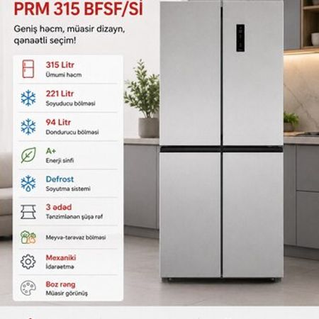 Soyuducu Premier PRM 315 BFSF/Sİ – Xırdalan – ucuztap.az