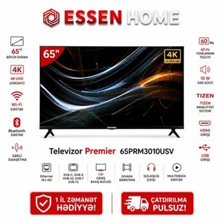 Televizor Premier 65PRM3010USV – Xırdalan – ucuztap.az