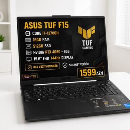 Asus Tuf F15 i7 RTX4060 – Noutbuklar və Netbuklar – ucuztap.az