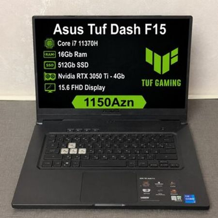 Asus Tuf Dash F15 i7 – Noutbuklar və Netbuklar – ucuztap.az
