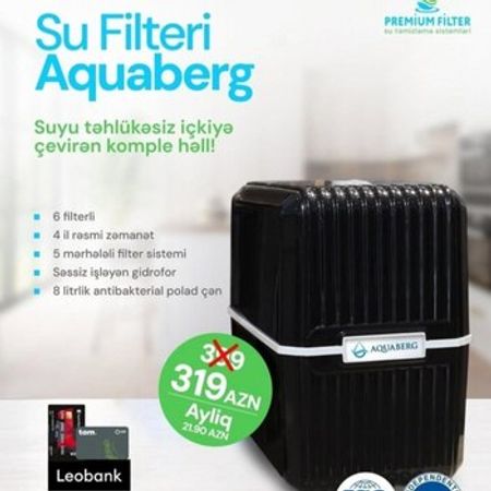 Aquaberg Su Filteri – Bakı – ucuztap.az