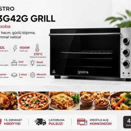 Mini soba Gastro G3G42G grill – Xırdalan – ucuztap.az
