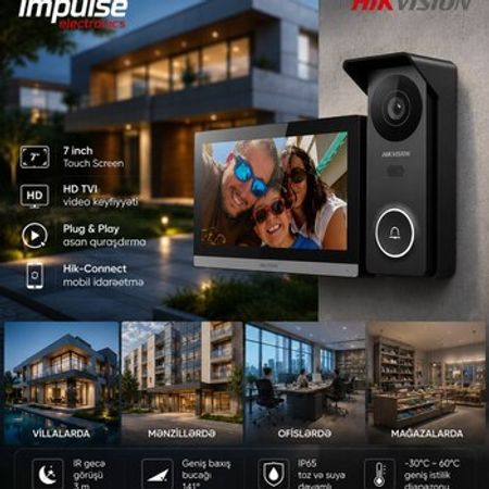 Videodomofon Hikvision Hybrid HD 7 – Bakı – ucuztap.az