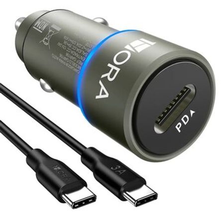 1HORA Car Charger Type-C PD20W GAR156G Grey – Bakı – ucuztap.az