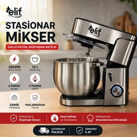 Xəmir yoğuran Elif 702 – Xırdalan – ucuztap.az
