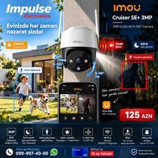 IMOU Cruiser SE+ 3MP Wi-Fi 6 çöl kamerası – 360° PTZ
