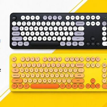 Klaviatura dəsti Jedel WKB104 Wireless & Bluetooth Keyboard – Kompüter aksesuarları – ucuztap.az