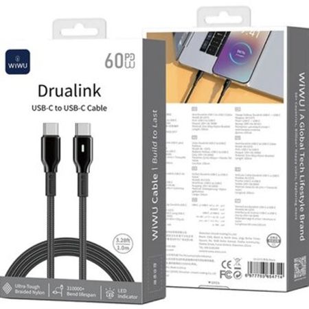 Wiwu - 60W Duralink Series Nylon Braided cable – Kompüter aksesuarları – ucuztap.az