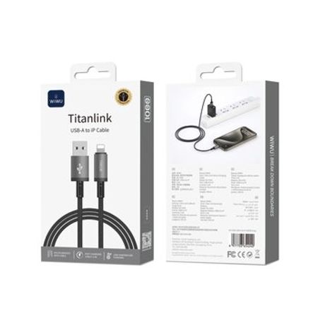 Wiwu - TITANLINK CHARGING CABLE WI-C055 A-L - 54240 – Kompüter aksesuarları – ucuztap.az