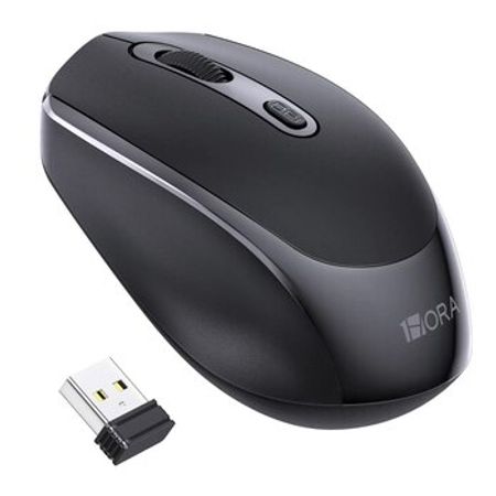 1HORA RAT001 Wireless Mouse 2.4G Black – Kompüter aksesuarları – ucuztap.az