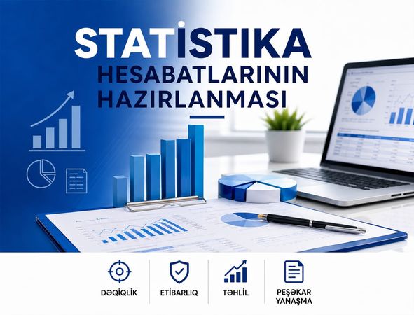 Statistika hesabatlarının hazırlanması və göndərilməsi (aylıq, rüblük, – Bakı – ucuztap.az